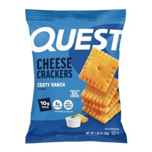 Quest Zesty Ranch Cheese Protein Crackers 1.06oz 8ct
